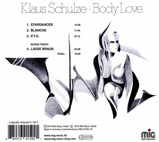 Klaus Schulze: Body Love [CD]