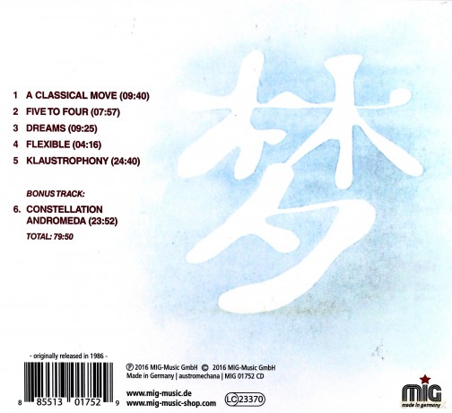 Klaus Schulze: Dreams [CD]