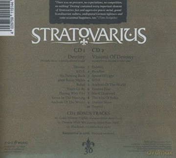 Stratovarius: Destiny Reissue 2016 [2CD]