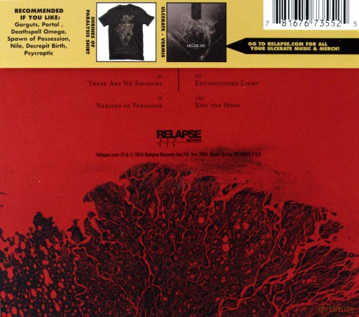 Ulcerate: Shrines Of Paralysis [CD]