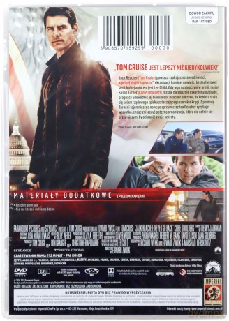 Jack Reacher: Nigdy nie wracaj [DVD]