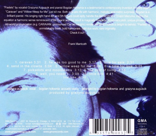 Grażyna Auguścik & Bogdan Hołownia: Pastels [CD]
