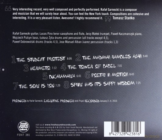 Rafał Sarnecki: The Madman Rambles Again [CD]