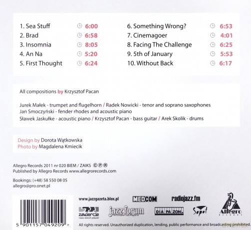 Krzysztof Pacan: Facing the Challenge [CD]