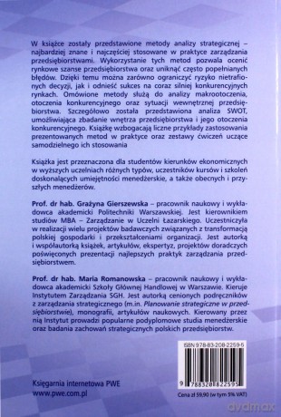 Analiza strategiczna przedsiębiorstwa - Grażyna Gierszewska, Maria Romanowska [KSIĄŻKA]