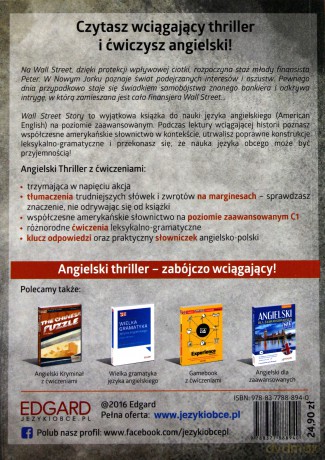 Angielski. Thriller z ćwiczeniami - Wall Street Story - Tom Law [KSIĄŻKA]