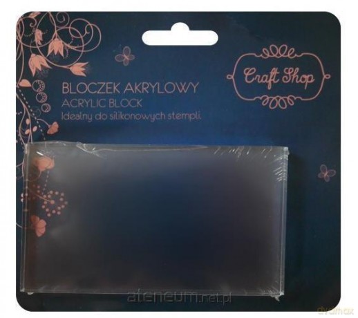 Blok do stempli akrylowy