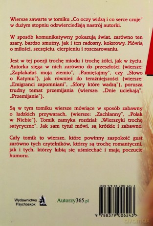 Co oczy widzą i co serce czuje - Zofia Ostrach [KSIĄŻKA]