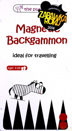 Gra magnetyczna The Purple Cow - Backgammon [GRA PLANSZOWA]