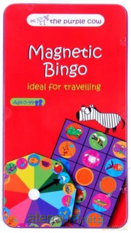 Gra magnetyczna The Purple Cow - Bingo [GRA PLANSZOWA]