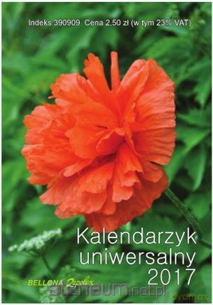 Kalendarz 2017 Kieszonkowy Uniwersalny [KALENDARZ]