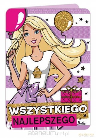 Karnet złoty Barbie