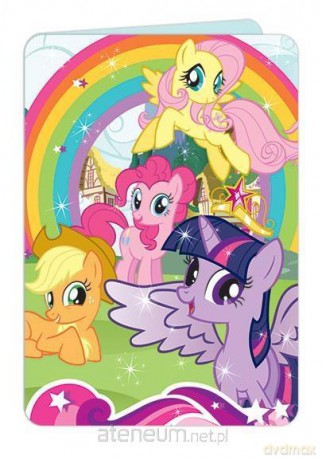 Karnet złoty My Little Pony