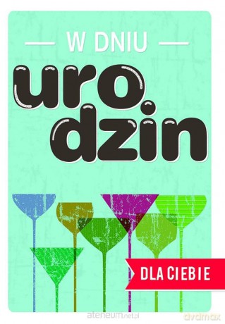 Karnet złoty Urodziny 2936