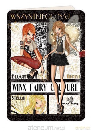 Karnet złoty Winx