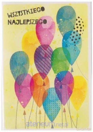 Karnet złoty Życzenia 2929