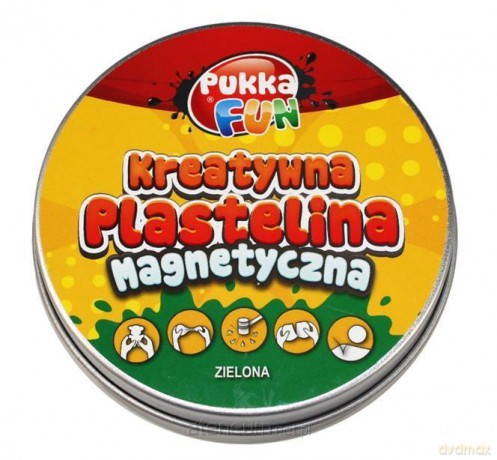 Kreatywna plastelina - Magnetyczna zielona