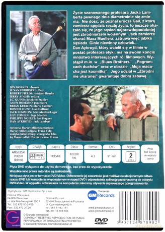 Zbrodnia nie ukarana [DVD]