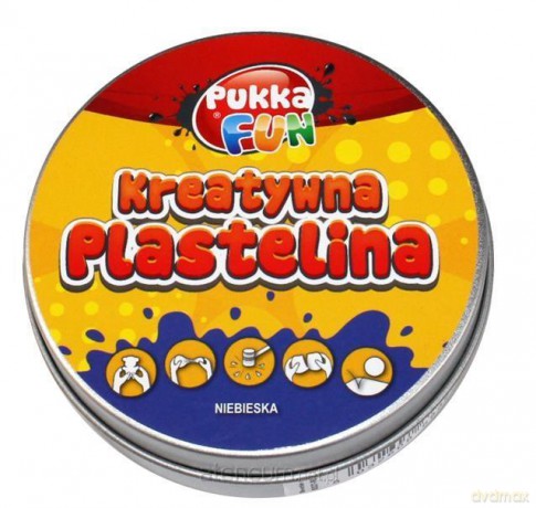 Kreatywna plastelina - standardowa niebieska