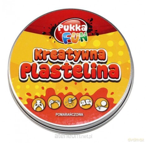 Kreatywna plastelina - standardowa pomarańczowa