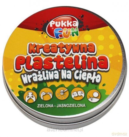 Kreatywna plastelina - Wrażliwa na ciepło zielona