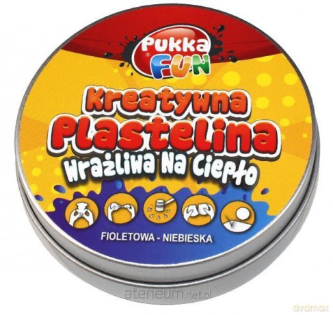 Kreatywna plastelina -Wrażliwa na ciepło fioletowa