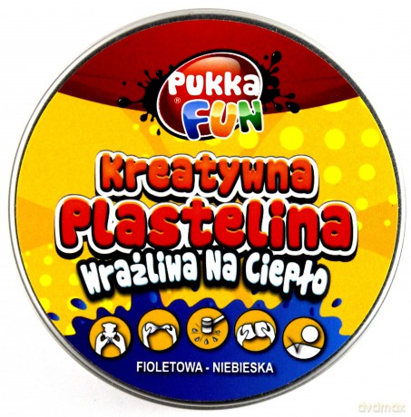 Kreatywna plastelina -Wrażliwa na ciepło fioletowa