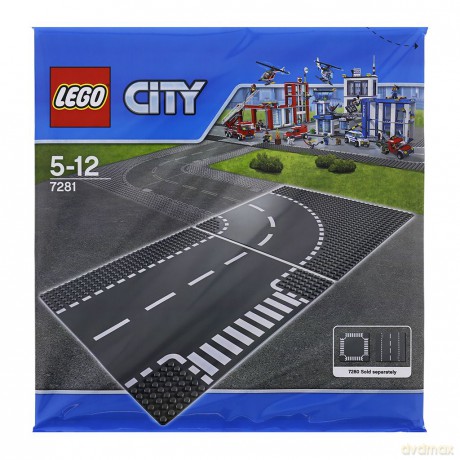 Lego CITY 7281 Skrzyżowanie i zakręt [KLOCKI]
