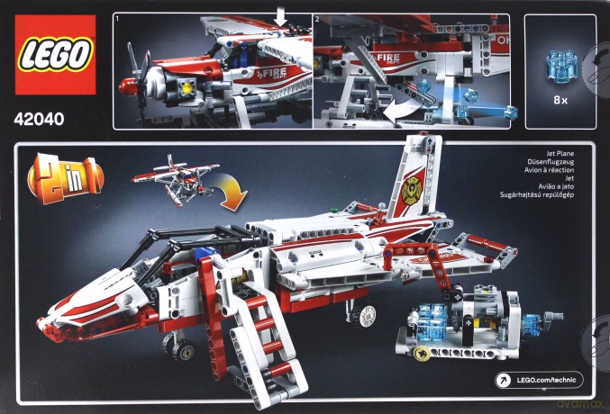 Lego TECHNIC 42040 Samolot strażacki [KLOCKI]