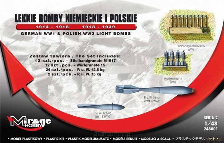 Lekkie Bomby Niemieckie i Polskie