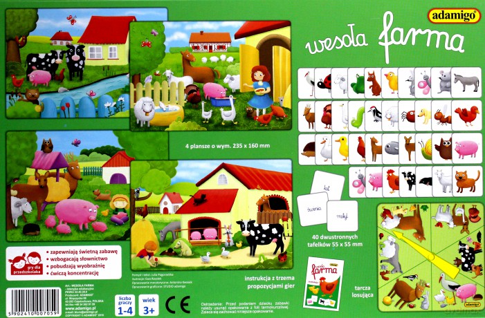 Loteryjka - Wesoła Farma [GRA PLANSZOWA]