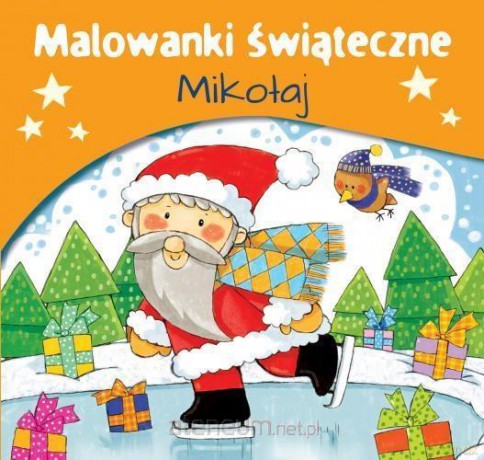 Malowanki świąteczne. Mikołaj [KSIĄŻKA]