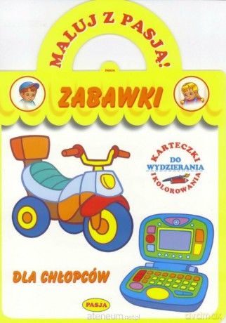 Maluj z pasją. Zabawki dla chłopców [KSIĄŻKA]