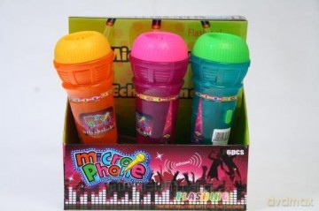 Mikrofon plastikowy 25 cm