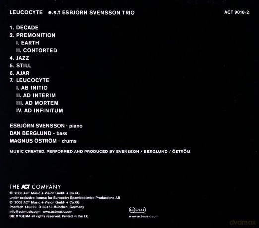 Esbjorn Svensson Trio: Leucocyte [CD]