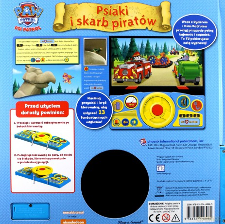 Play-a-Song. Psi Patrol. Psiaki i skarb piratów - Veronica Wagner [KSIĄŻKA]