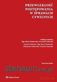 Przewlekłość postępowania w sprawach cywilnych [KSIĄŻKA]