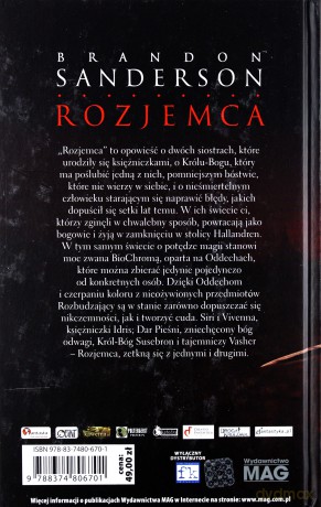 Rozjemca - Brandon Sanderson [KSIĄŻKA]