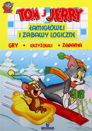 Tom i Jerry.Łamigłówki i zabawy logiczne (żółte) [KSIĄŻKA]