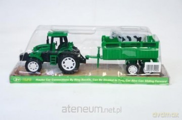 Traktor z przyczepą