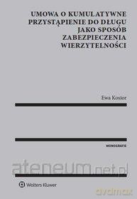 Umowa o kumulatywne przystąpienie do długu - Ewa Kosior [KSIĄŻKA]