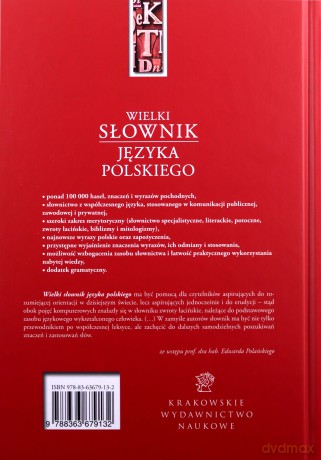 Wielki słownik języka polskiego [KSIĄŻKA]