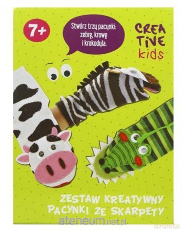 Zestaw kreatywny Pacynka ze skarpety