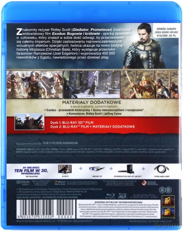 Exodus: Bogowie i Królowie 3D [Blu-Ray 3D]+[Blu-Ray]