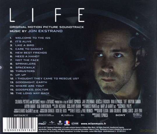 Life soundtrack (Jon Ekstrand) [CD]