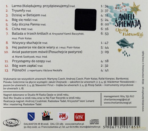Chwila Nieuwagi: Anieli Spiewaja [CD]