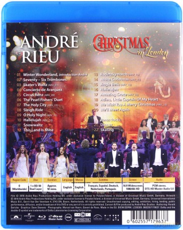 Andre Rieu: Christmas In London [Blu-Ray]