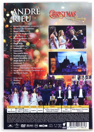 Andre Rieu: Christmas In London [DVD]