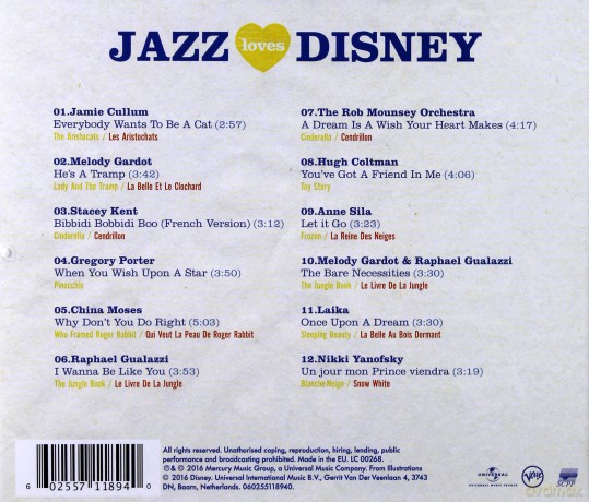 Jazz Loves Disney [CD]