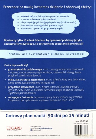 Angielski w 15 minut każdego dnia dla początkujących - Samanta Wypych [KSIĄŻKA]